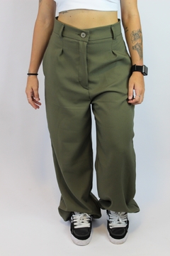 Calça Alfaiataria Verde Militar