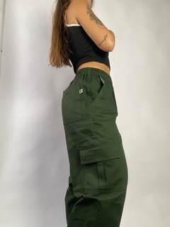 Calça Cargo Verde Militar