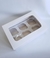 Caja Muffins/ Cup Cake con Visor cartulina blanca para 6 un en internet