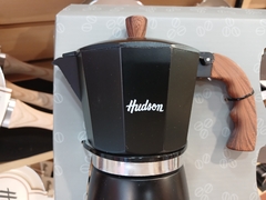 SET CAFETERA NEGRA C/ 2 TAZAS HUDSON - HCMSET01 en internet