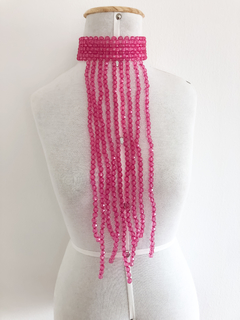 CHOKER FRANJAS PINK - comprar online