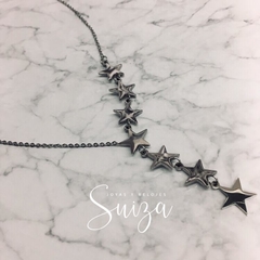 Collar estrellas acero Forever