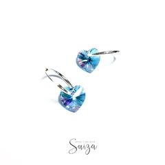 Aros Cristal Swarovski Corazón - tienda online