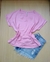 Blusa Gola V Twill - ROSA BEBE - comprar online