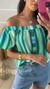 Imagem do Blusa Ciganinha Tie Dye Verde