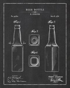 Blueprints Bebidas Vintage - Capitan Beto Estudio