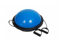 Step Bosu Ball c/ Elasticos e Bomba de Ar Manual Arktus