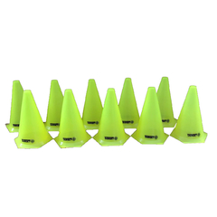 Kit 10 Cones para Treinamento Funcional Amarelo - comprar online