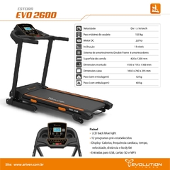 Esteira Evolution EVO2600 c/ Inclinação 127v - loja online