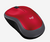 Mouse Logitech Inalámbrico M185 Rojo - comprar online