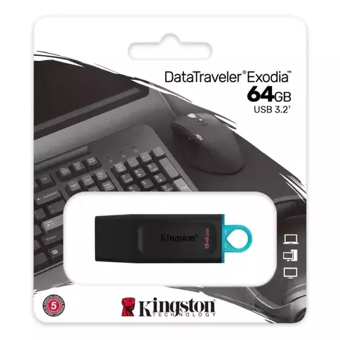 PENDRIVE 64GB EXODIA -KINGSTON-