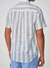 Camisa Listrada Linho Relax - Colcci Santos