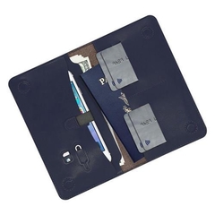 Porta Passaporte E Smartphone Midnight Blue Geonav - Ishop