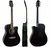 Violão GIANNINI Folk Cutway Elétrico GF-1 D Black - comprar online