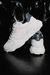 Sneaker Detroit Branco detalhe marinho - comprar online