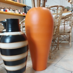 JARRÓN DE CERAMICA NARANJA 78 cm UN78 - comprar online