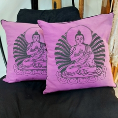 ALMOHADON COMPLETO BUDA VIOLETA POR UNIDAD M101