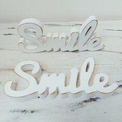 SMILE EN MADERA PALABRA KY10