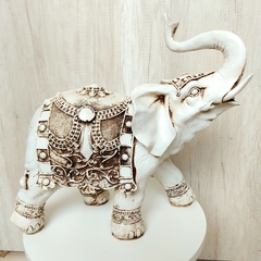 ELEFANTE DE RESINA DE 45cm DE ALTO sil01