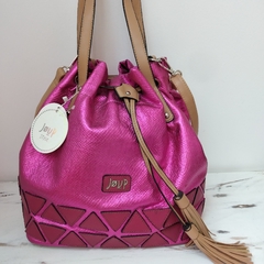 CARTERA BOLSO FUCSIA METALIZADO JOUP