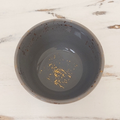 BOWL/CUENCO CERAMICA DECO LINEA GREY GOLD - comprar online