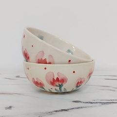 BOWL GRANDE CERAMICA LINEA FLORES TUL06