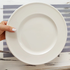 PLATO PLAYO PORCELANA BLANC0 MK81 - comprar online