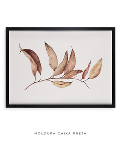 Quadro Decorativo Eucalipto Inverno II - Flowersjuls - Quadros botânicos decorativos | Aquarelas autorais