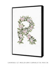 QUADRO DECORATIVO LETRA BOTÂNICA R - comprar online