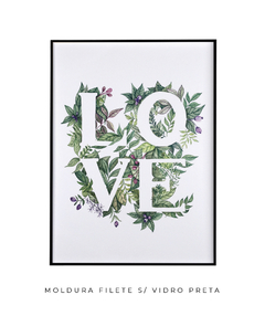 Quadro Decorativo Love - loja online