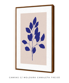 Quadro Decorativo Outono Minimal Blue V - Flowersjuls - Quadros decorativos botânicos | Aquarelas autorais