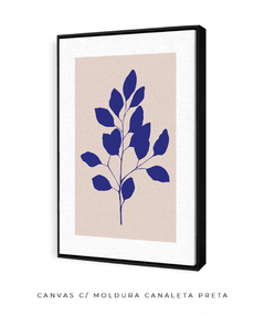 Quadro Decorativo Outono Minimal Blue V na internet