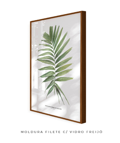 Quadro decorativo Palm Elegans - Flowersjuls - Quadros decorativos botânicos | Aquarelas autorais