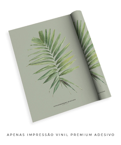 Quadro Decorativo Palm Elegans - Fundo Pistacchio - loja online