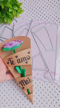 Cone Embalagem para Flor - comprar online