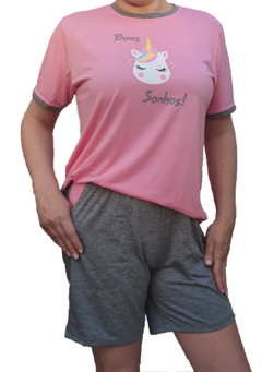 Pijama Unicórnio Feminino adulto