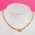 Choker corrente malha - loja online