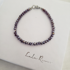 *New* Pulsera Reni Acero y cristal - comprar online