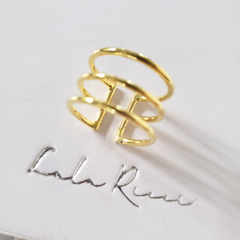 *New in* Anillo Ocean bañado en oro 24k - Cápsula Helena - comprar online