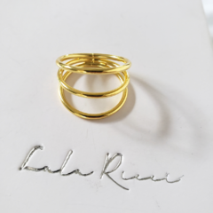 *New* Anillo Infinity bañado en oro 24k - Cápsula Helena