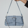 *Pre order* Cartera Cameron de cuero ecológico símil denim