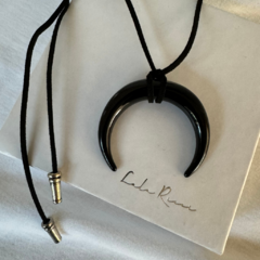 *New* Choker Moon dije Luna Invertida acrílico negro - comprar online