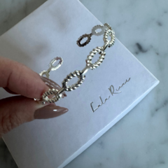 *New* Pulsera Dana de Acero Blanco - Obsequium Jewelry & Complements