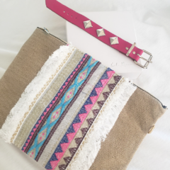 Caja Delhi: Sobre boho & Brazalete de cuero - comprar online