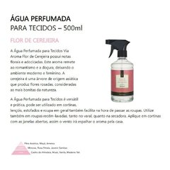 Água Perfumada para Tecidos Flor de Cerejeira - 500ml - comprar online