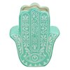 Cachepot de Porcelana Hamsá Verde Pequeno