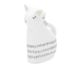 Porcelana Little Lovely Cat Gato Branco