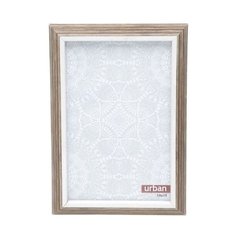 Porta Retrato de Madeira Marrom e branco Fine 10x15 - Flor de Cerejeira Delicadezas