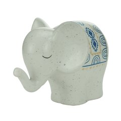 Elefante porcelana Indian branco