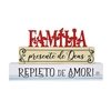 Escultura de mesa recortada família